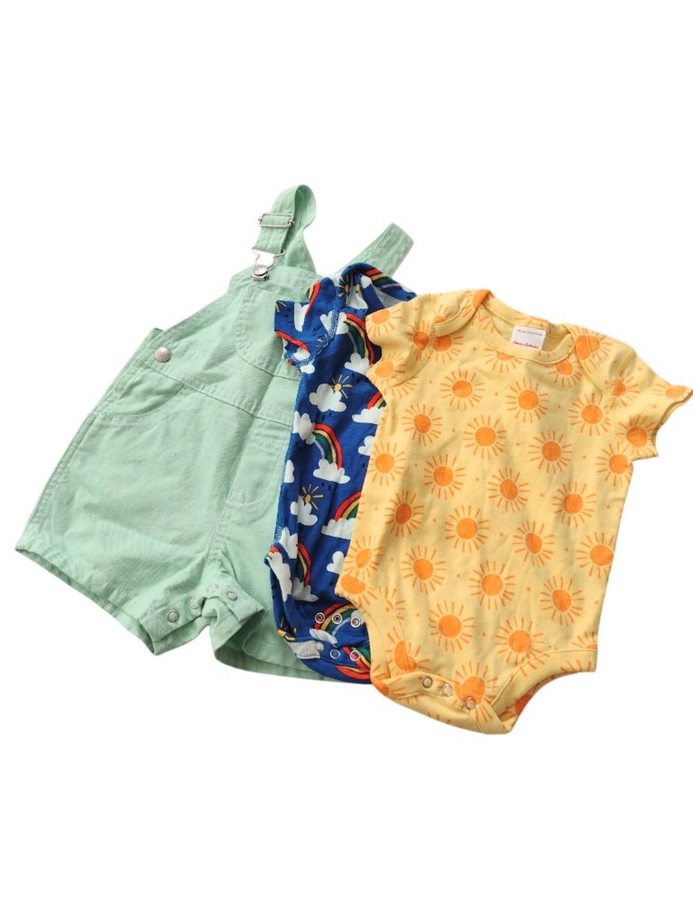Hanna Andersson Baby Gap 6-12 mos Boy Unisex Summer Clothes Overalls Rompers